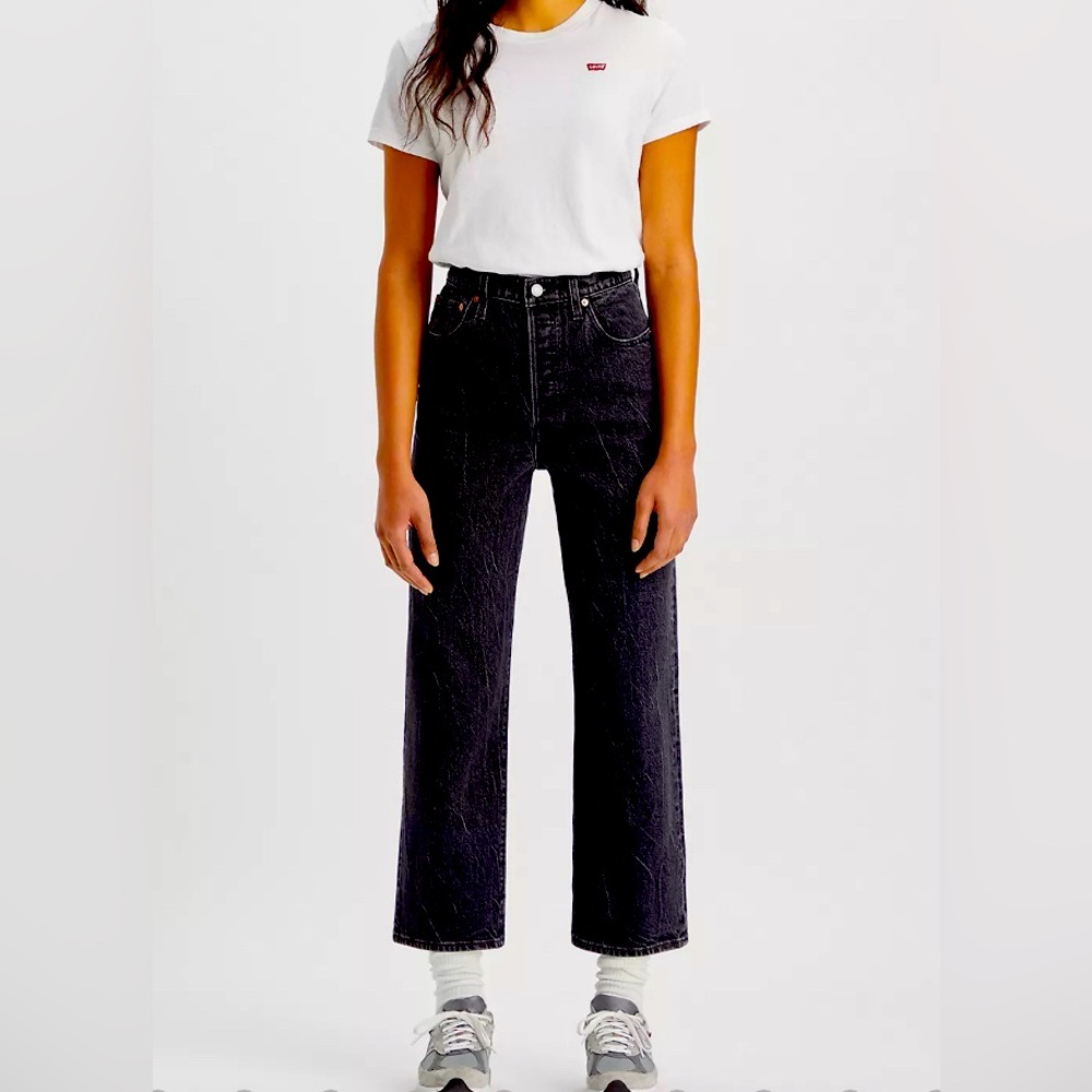 Levi’s Ribcage Ankle Black Jeans